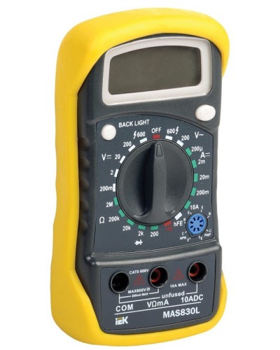 Мультиметр цифровой Master MAS830L (TMD-3L-830). Мультиметр цифровой. IEK в Хабаровске