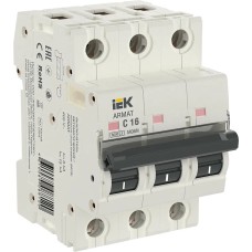 M06N 3P C 16А 6кА ARMAT (AR-M06N-3-C016). Автоматический выключатель. IEK