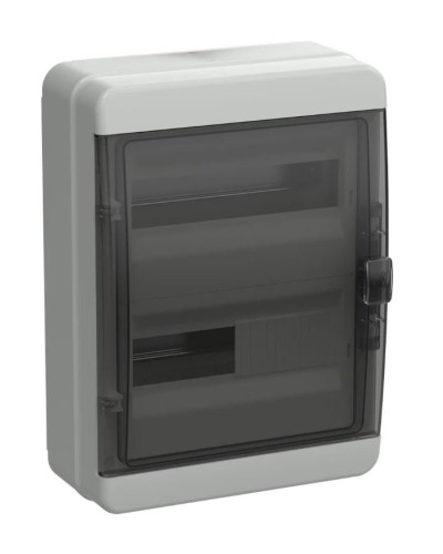 Корпус пластиковый КМПн-24 IP65 TEKFOR (TF5-KP72-N-24-65-K03-K02). Корпус модульный пластиковый черная прозрачная дверь. IEK в Хабаровске