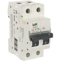 M06N 2P C 10А 6кА ARMAT (AR-M06N-2-C010). Автоматический выключатель. IEK