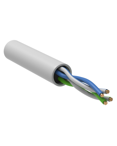 GENERICA U/UTP кат. 5E 24AWG 2 пары LSZH INDOOR белый (BC1-C5E02-128-305-G). Кабель «витая пара» (LAN) для структурированных систем связи. IEK в Хабаровске