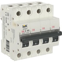 M06N 4P C 40А 6кА ARMAT (AR-M06N-4-C040). Автоматический выключатель. IEK