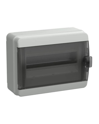 Корпус пластиковый КМПн-12 IP65 TEKFOR (TF5-KP72-N-12-65-K03-K02). Корпус модульный пластиковый черная прозрачная дверь. IEK в Хабаровске