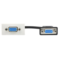 Розетка VGA M/M PRIMER РКМ-20-20-П белый IEK (PR-KK40D-RV-0-2-K01). Розетка. IEK