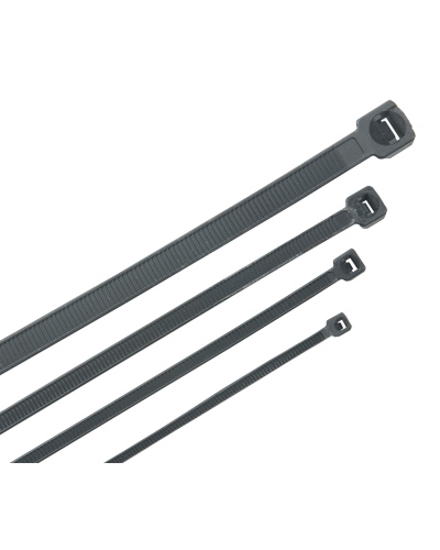 HKB-W48-L200 (100 шт). Хомут кабельный ХКн 4,8х200мм нейлон черный. ITK в Хабаровске