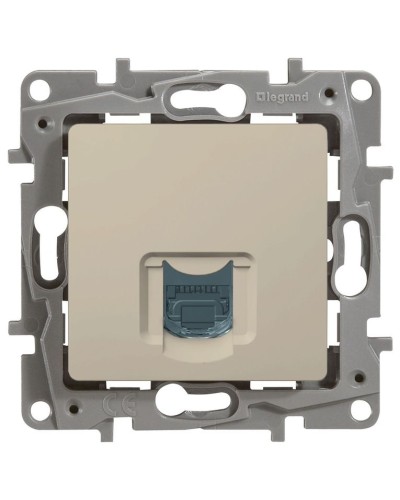 Розетка 5e, UTP, 1хRJ45, ETIKA, слоновая кость (672341). Розетка. LegranD в Хабаровске