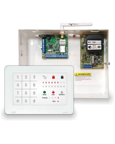 NV 1010c/8524. Устройство оконечное объектовое приемно-контрольное c GSM коммуникатором. NAVIgard в Хабаровске