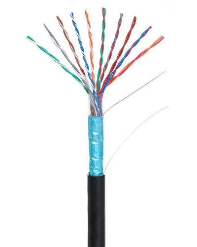 F/UTP 10pair, Cat5, Out, PE (EC-UF010-5-PE-BK-3). Кабель «витая пара» (LAN) для структурированных систем связи. NETLAN в Хабаровске