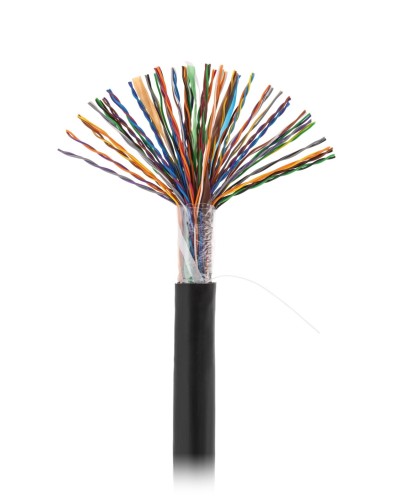 U/UTP 50pair, Cat5, Out, PE (EC-UU050-5-PE-BK-3). Кабель «витая пара» (LAN) для структурированных систем связи. NETLAN в Хабаровске