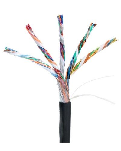U/UTP 25pair, Cat5, Out, PE (EC-UU025-5-PE-BK-3). Кабель «витая пара» (LAN) для структурированных систем связи. NETLAN в Хабаровске