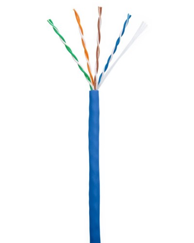 U/UTP 4pair, Cat5e, In, PVC (EC-UU004-5E-PVC-BL). Кабель «витая пара» (LAN) для структурированных систем связи. NETLAN в Хабаровске