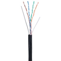 U/UTP 4pair, Cat5e, Out, Sw, PE (EC-UU004-5E-PE-SW-BK). Кабель «витая пара» (LAN) для структурированных систем связи. NETLAN