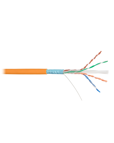 F/UTP 4pair, Cat6, Solid, In, PVC (NKL 9240C-OR). Кабель «витая пара» (LAN) для структурированных систем связи. NIKOLAN в Хабаровске