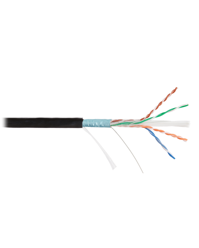 F/UTP 4pair, Cat6, Solid, Out, PVC (NMC 4240B-BK). Кабель «витая пара» (LAN) для структурированных систем связи. NIKOMAX в Хабаровске