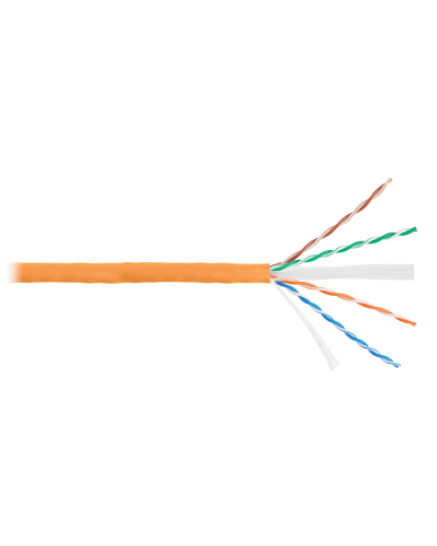 U/UTP 4pair, Cat6, Solid, In, нг(А)-HF (NMC 4140C-OR). Кабель «витая пара» (LAN) для структурированных систем связи. NIKOMAX в Хабаровске