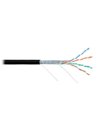 F/UTP 4pair, Cat5e, Solid, Out, PVC (NMC 9200B-BK). Кабель «витая пара» (LAN) для структурированных систем связи. NIKOMAX в Хабаровске