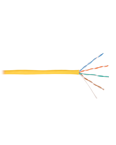 U/UTP 4pair, Cat5e, Solid, In, PVC (NMC 4100A-YL). Кабель «витая пара» (LAN) для структурированных систем связи. NIKOMAX в Хабаровске