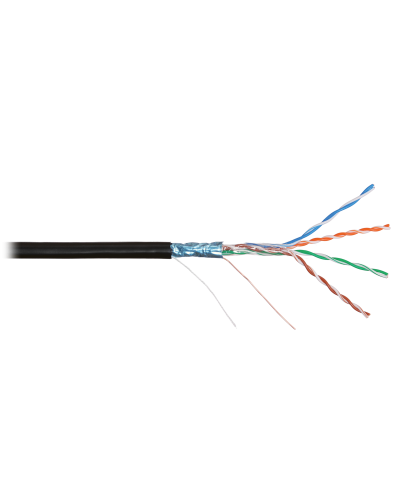 F/UTP 4pair, Cat5e, Solid, In/Out, нг(А)-HF (NMC 4200C-BK). Кабель «витая пара» (LAN) для структурированных систем связи. NIKOMAX в Хабаровске