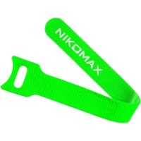 NMC-CTV150-12-SB-GN-10 (10шт). Стяжка-липучка с мягкой пряжкой. NIKOMAX