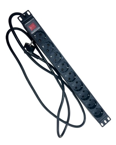 NTSS-PDU-DA2036 гор.размещ. 9xSchuko базовые 16A Schuko 2м. Блок розеток 19. NTSS в Хабаровске