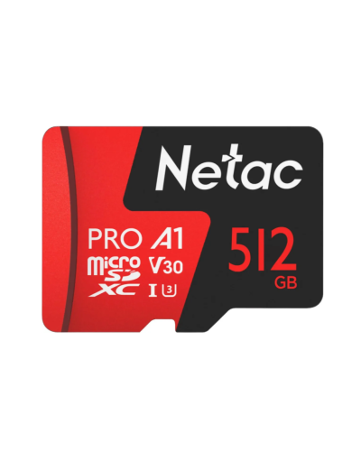 NT02P500PRO-512G-R. Карта памяти microSDXC, 512 ГБ, Class 10. Netac в Хабаровске