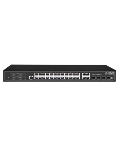 SW-8244/L(400W). Коммутатор 24-портовый  Gigabit Ethernet с PoE. OSNOVO в Хабаровске
