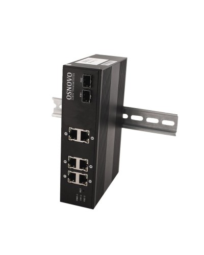 SW-8062/IC. Промышленный PoE коммутатор Gigabit Ethernet на 8 портов. OSNOVO в Хабаровске