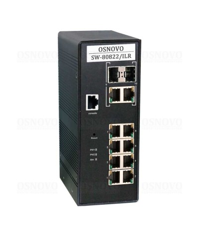 SW-80822/ILR. Коммутатор 10-портовый Gigabit Ethernet с PoE. OSNOVO в Хабаровске