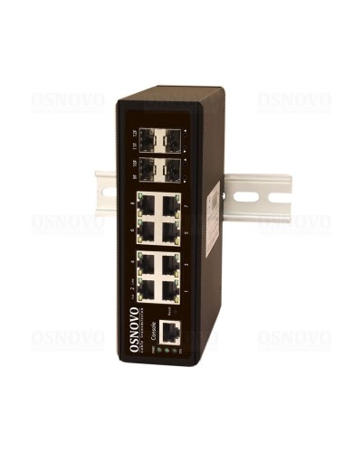 SW-70804/IL. Промышленный коммутатор Gigabit Ethernet на 12 портов. OSNOVO в Хабаровске