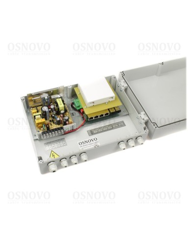 SW-80402-W(port 60W). Коммутатор 6-портовый. OSNOVO в Хабаровске
