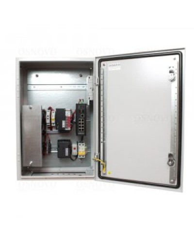 OS-46TB1(SW-80802/ILS(port 90W)). Уличная станция с термостабилизацией и резервным питанием. OSNOVO в Хабаровске