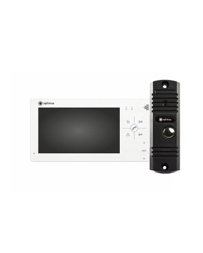 VM-7.0 (w)+ DS-700L (черный). Комплект видеодомофона. Optimus в Хабаровске