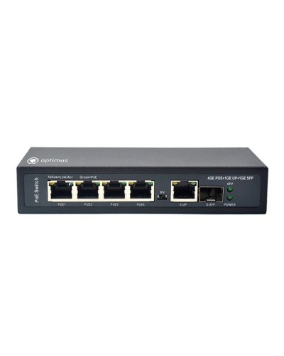 U1E-4G/1G/1S. Коммутатор с PoE . Optimus в Хабаровске