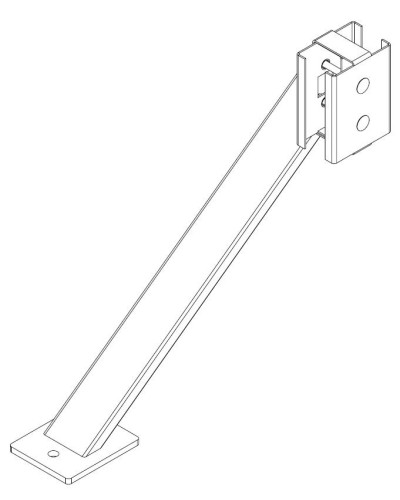 PERCo-MB-16.9. Упор для стоек секции ограждения. PERCo в Хабаровске