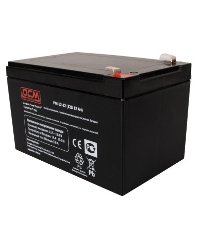 PM-12-12. Аккумулятор герметичный свинцово-кислотный. POWERCOM в Хабаровске