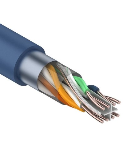 F/UTP, CAT 6, PVC, 4PR, 23AWG, омедненный INDOOR, SOLID, серый, 305м, PROconnect (01-0147-3). Кабель «витая пара» (LAN) для структурированных систем связи. PROCONNECT в Хабаровске