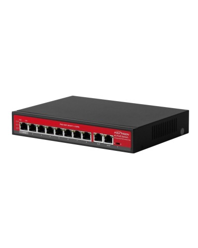PND-08P-2G (120W). Коммутатор AI 10-портовый с функцией PoE. Polyvision в Хабаровске