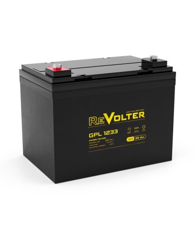 Revolter GPL 1233. Аккумулятор автомобильный герметичный свинцово-кислотный. Revolter в Хабаровске