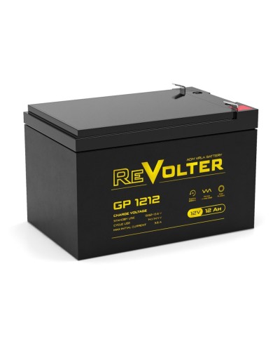 Revolter GP 1212. Аккумулятор автомобильный герметичный свинцово-кислотный. Revolter в Хабаровске
