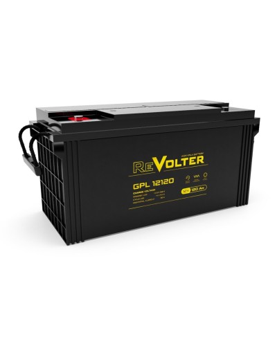 Revolter GPL 12120. Аккумулятор автомобильный герметичный свинцово-кислотный. Revolter в Хабаровске