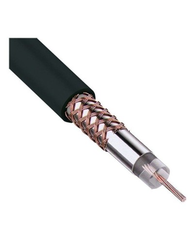 RG-58 A/U, 50 Ом, Cu/Al/Cu, 64%, 100 м, черный (01-2003). Кабель коаксиальный радиочастотный. Rexant в Хабаровске