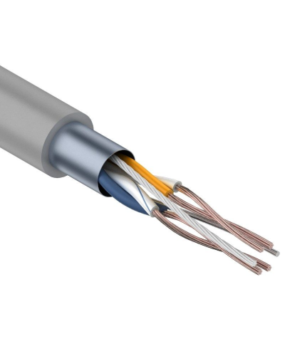 F/UTP, CAT 5e, PVC, 2PR, 24AWG, INDOOR, STRANDED, серый, 305м, REXANT (01-0125). Кабель «витая пара» (LAN) для структурированных систем связи. Rexant в Хабаровске
