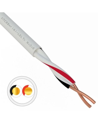 КПСВВнг(А)-LSLTx 1х2х1,5 REXANT (01-4873). Кабель для систем передачи данных пониженной пожароопасности c низким дымо- и газовыделением, с низкой токсичностью продуктов горения. Rexant в Хабаровске