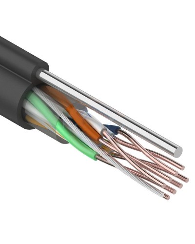 U/UTP 4PR 24AWG CAT5e 305м OUTDOOR+ТРОС*1 REXANT (01-0046). Кабель «витая пара» (LAN) для структурированных систем связи. Rexant в Хабаровске