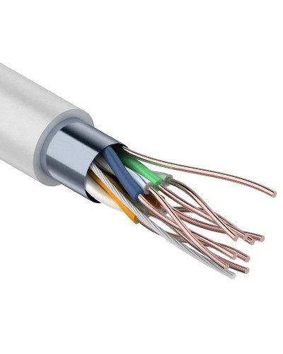F/UTP, CAT 6, ZH нг(А)-HF, 4PR, 23AWG, INDOOR, SOLID, серый, 305м, REXANT (01-0167). Кабель «витая пара» (LAN) для структурированных систем связи. Rexant в Хабаровске