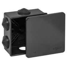 Коробка TYCO ОП 85х85х40мм УХЛ1 IP54 черный (67040Ч). Коробка распределительная. RuVinil