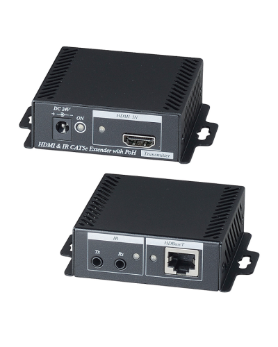 HE02EIP. Удлинитель HDMI, ИК-сигнала, питания. SC&T в Хабаровске