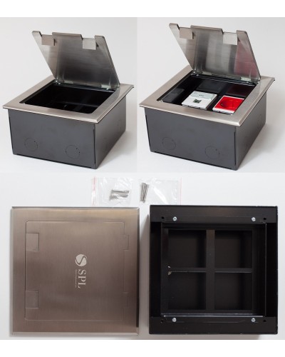 Люк на 4 поста (45х45), из нержавеющей стали, с коробкой, IP40 (300014). Люк. SPL в Хабаровске