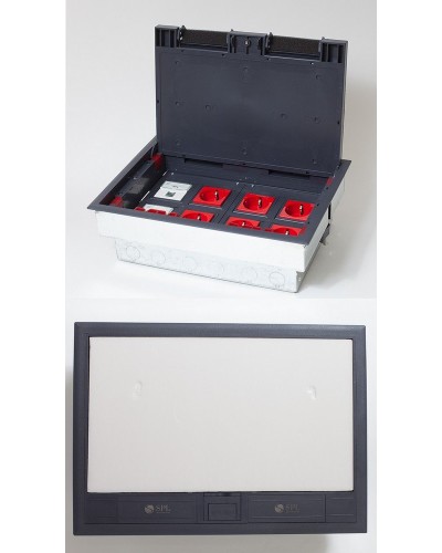 Люк на 8 постов (45х45), металл/пластик, с металлической коробкой, IP40 (300009). Люк. SPL в Хабаровске