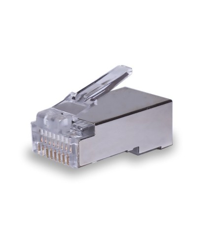 Коннекторы 8P8C FTP Cat.5e (RJ-45) (100шт) (10-0231). Разъем RJ-45. SUPRLAN в Хабаровске
